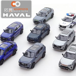 Diecast Model Car Xcartoys 1/64 Моделирование HAVAL H6 Gen.3 Сплав модель сплава модель детские рождественские подарки для мальчиков собирают декоративную модель 230823