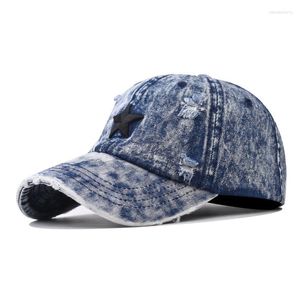 Ball Caps Summer Vintage Lavato Baseball for Men Pentacle 3D CAPTER RACCOGNITO CAPPEGNO DONNA FASTO CAPPATO SUNA CASTI