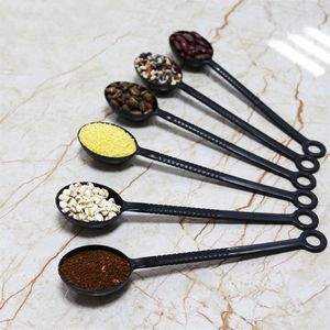 10g Plastic Measuring Spoon Coffee Stir Spoons Ice-cream Dessert Spoon Long Handle Juice Milk Tea Stirrers Scoop Kitchen Tools LT512