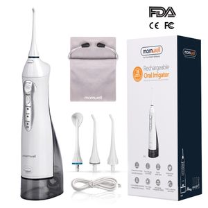 Outra Higiene Oral D52 Irrigador USB Recarregável Água Flosser Portátil Jato Dental 300ML Tanque À Prova D 'Água 4 Modelo Dentes Limpador 230824