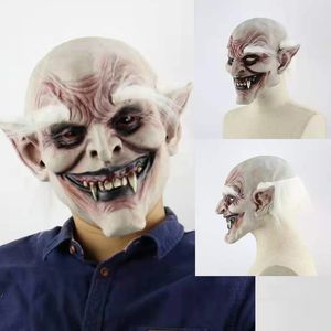 Máscaras de festa máscara de látex de halloween para homens mulheres horríveis malabaras máscaras face máscaras de festa adereços de fantasma decoração 230823