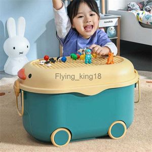 Large Capacity Storage Hamper Multi-color Organizer For Clothes Children Toy Storage Box Organizing Boxes Dustproof Storage Box HKD230812