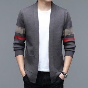 Men's Sweaters Top Grade Autum Winter Designer Knit Cardigans V-neck Sweater luxurious Men Casual Trendy Coats Jacket Clothes