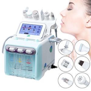 Multifunzione 6 in 1 Hydro Dermoabrasione Macchina Macchina per la cura della pelle Acqua Ossigeno Jet Microdermoabrasione SPA Attrezzatura di bellezza