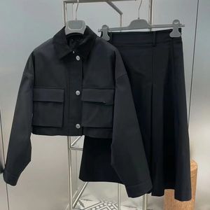 Jackets de grife clássicos de grife preto jaqueta causal pescoço de lapela de lapela arredores de rua moda de roupas de rua