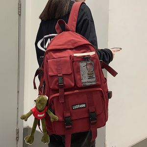 Szkolna torba chłopięcy nylon plecak Travel Mesh Student College Mężczyźni dziewczyna fajne laptop męskie torby mody Lady 230823