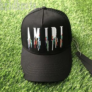 Мужская дизайнерская шляпа шляпа Cacquette Baseball Cap Luxury Summer Black White Solid с буквами Sport сетка