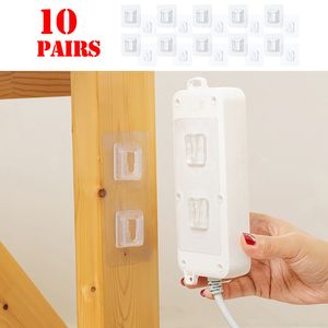 Hooks Rails Double Sided Adhesive Wall Hanger Strong Transparent Sug Cup Sucker Storage Holder For Kitchen Bathroo 230824