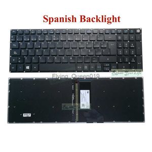 Teclado retroiluminado espanhol brasileiro pt br para acer aspire ES1-572 523 533 ES1-524 A315-41 A315-53 A315-51 A315-31 A315-21 novo hkd230812