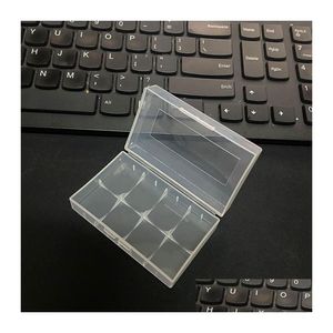 Battery Storage Boxes 20700 21700 Portable Plastic Case Box Safety Holder Container Clear Pack Batteries For Lithium Ion Charger Mec Dhxwi