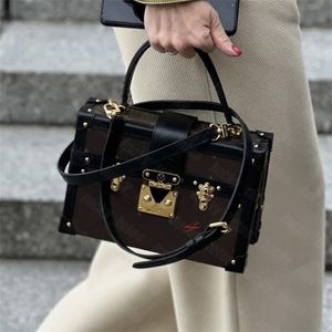 المصمم عبر الجسم الصغير Malle v Case Lady Luxury Clutch Pres Box Designers Square Crossbody Handbags Handine Leather Totes Small Totes