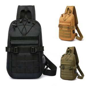 Outdoor Sports Hiking Sling Bag Shoulder Pack Camouflage Tactical Chest Bag Assault Combat Versipack NO11-130