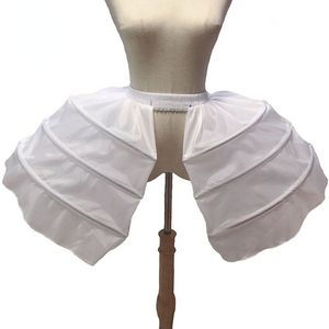 Kobiety w klatce sukienka krótka obustronna odzież Petticoat Baroque Crinoline Hoops Underskirt Cosplay Akcesoria