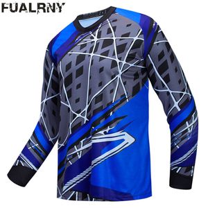 Cykeltröjor toppar Downhill Jersey Motocross Shirt Motorcykel Offroad Tshirt Ride Cykel Longsleeve Mtb Moto Polera Long Slee 230824