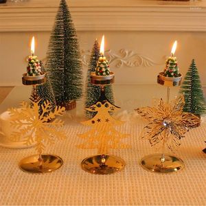 Candle Holders Metal Christmas Candelabra Holder European Candlestick na wesele domowe przyjęcie na kolację Formalne dekoracje wydarzeń