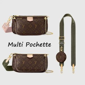 Designer -Tasche alte Blumen Umhängetaschen Luxus Blumenklassiker Multi -Pochette Clutch geprägte Modus Frauen Messenger Bag große Kapazität 3 Stück