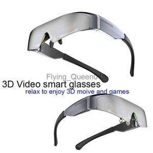 Óculos de vídeo 3d android, óculos 3d vr, realidade virtual, tela oled, jogo portátil, relógio de filme, widescreen, óculos inteligentes hkd230812