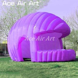 wholesale 6m 20ft diameter with blower Beautiful Design Inflatable Helmet Shap Concession Booth/Stall Promotional Dome Tent Bar Igloo Booth For Promotion