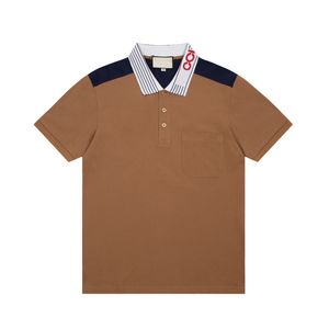 Designer Mens Polos Bordado de Luxo Bordado Polo Camisa Polo