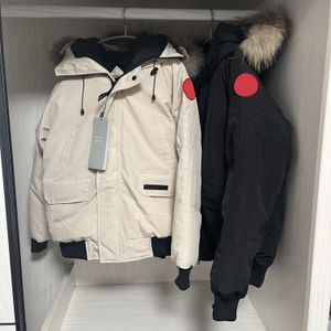 Winter-Outdoor-Freizeitsport-Daunenjacke, weiße Ente, winddicht, Parker-Stil, lange Lederkragenkappe, warm, echtes Wolfsfell, stilvolle Bomberjacken, Abenteuermantel