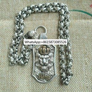 Catene rare miao cinese tibetana argento collana fatta a mano gioielli nobili