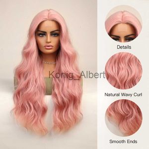 Синтетические парики charmsource long part кружевые парики розовый парик для тела ежедневные парики для волос для женщин высококачественный синтетический парик x0826