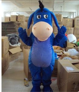 Eeyore Donkey Maskot Kostüm Fantezi Elbise Hayvan Maskot Kostümü Ücretsiz Nakliye Hayvan Karnavalı