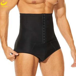 Mäns kroppsformare Lazawg Shaper Shorts för män Slimming Mage Control Panty Midje Trainer Hög midja underkläder lårbyxor 230823