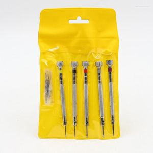 Watch Repair Kits 5pcs Screwdriver And Cutter Head Watches Tools Kit Clock Multi Size Band Removal Mini Silver Link Pins Watchmakers Tool