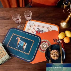Decoration Home Textiles Design PVC Fashion Heat Resistant Non-Slip Waterproof Pad Luxury Coasters Dining Table