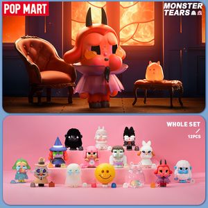 Box blind Pop Mart Mart Crybaby Monster Tears Serie Mystery Box 1pc/12pcs Pop