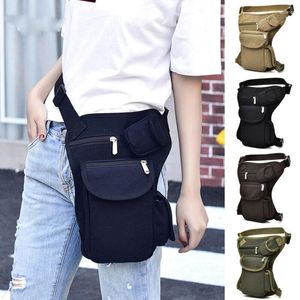 Förvaringspåsar 2023 Est Tactical Military Shoulder midja Fanny Pack Pouch Bum Bag Camping Vandring utomhus multifunktionellt ben