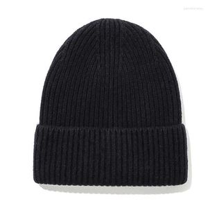 Beret Frauen Männer gestrickte Mütze HATS die ganze Saison Unisex Mützen warme Schädelkappen für Streetwear -Bekleidungszubehör