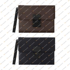 가방 남성 디자인 럭셔리 S 잠금 포크 포트 클러치 토트 핸드백 메신저 미러 M82598 파우치 지갑