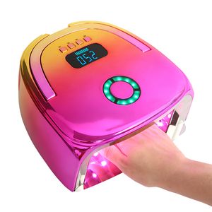 Nail Dryers Rechargeable Nail Lamp with Handle Wireless Gel Polish Dryer Machine UV Light for Nails Cordless Nail UV LED Lamp 230824