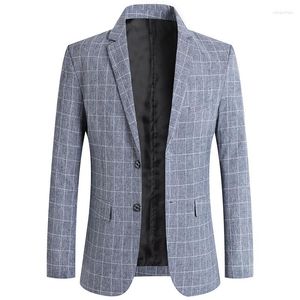 Abiti da uomo primaverilo autunno casual casual blazer cappotto di moda singolo maschio abito da business vestito formale vestito formale giacca formale