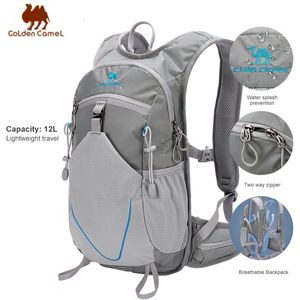 Backpacking Packs Golden Camel 12L Bergsklättring Ryggsäck Vattentät ultralätt klättringsväska för män ryggsäckar Camping Vandring Cycling School 230824