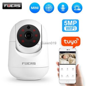 Câmera IP Fuers 5MP Tuya Smart Home Indoor WiFi Câmera de vigilância sem fio Rastreamento automático CCTV Segurança Baby Pet Monitor HKD230812