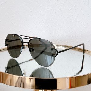 Occhiali da sole vintage da aviazione Designer Donna Aviat Telaio in lega Polit Specchio Occhiali da sole Esagonali Oversize Donna Uomo UV400 Carti Eyewear gafas para el sol de mujer