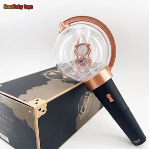 Светодиодные светильники Оригинальный Kpop Ateezed Lightstick Corea Light Stick Globe Hand Lamp Concert Lamp Hiphop вечеринка флуоресцентные флуоресцентные игрушки подарок 230823