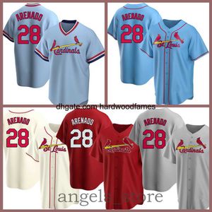 Jersey da baseball 28 Nolan Cardinal Arenado 46 Paul Goldschmidt 4 Yadier Molina 1 Ozzie Smith 25 Dexter Fowler 51 McGee Lavender