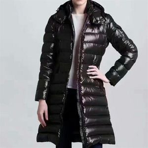 여성 다운 재킷 파카 패션 여성 겨울 재킷 모피 코트 Doudoune Femme Black Winter Coat 겉옷과 hood271t