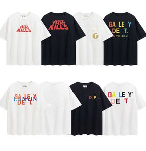 T shirts Mens Designer women T-Shirt Short sleeves rainbow Letter printed Fashion Leisure tops Cottons Casual Clothing Size S-XL