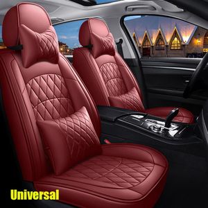 Pokrycie fotelików samochodowych do Audi A3 A4 B6 A6 A5 Q7 Fit BMW Toyota Fote Siets Wewnętrzny Zestaw poduszki Automotive Covers Universal1861