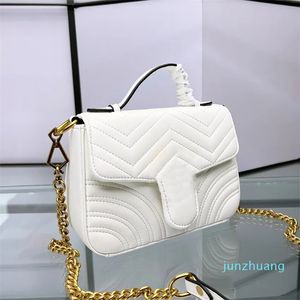 Tasarımcı Çanta Çanta Küfürü Kapitone Deri Omuz Çantaları Kadın Çanta Oyuncak Siyah Zincir Çantalar Kuzu Halk Crossbody Mini Çanta