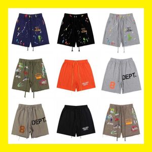 مصمم القمصان للرجال الصيف القصيرة الأكمام Tshirt المعارض Tee Depts Gallerys Dept Shorts رسائل الأزياء الفاخرة المطبوعة Terry Shorts Fog High Street 7354