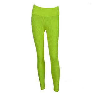 Women's Pants ReeRee Spring/Autumn Polyester Casual Elastic Waist Women Perspiration High Stretch Slim Lift Hip Bubble Yoga Trousers