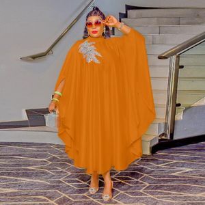 QnpQyx New Women Leaf Splicing Batwing Roose Simmetrical Slim Dress Vintage Fashion Maxi Long Dresses Vestidos