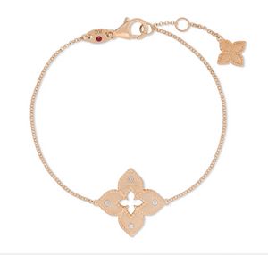 venetian princess bracelet with diamonds designer jewelry custom bracelet designer for woman Silver 18K gold Mosan Four-leaf clover bracelet