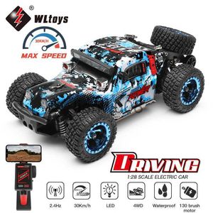Electric/RC Car WLtoys 284161 284010 128 4WD RC Car With LED Lights 24G Radio Remote Control Car OffRoad Drift Monster Trucks Toys for Kids x0824 x0824